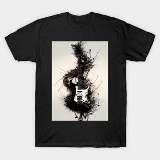 B&W Guitar Dreams T-Shirt